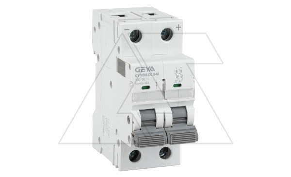 Авт. выкл. GYM9HDC-2P-40B, 2P, 40A, хар-ка B, 6kA, 250VDC, 2M