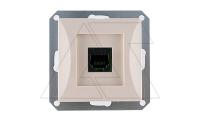 OPAL - Розетка RJ-45 UTP кат.5e, бежевый