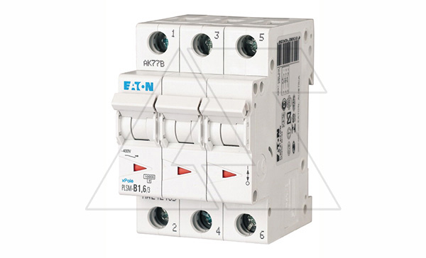 Авт. выключатель PLSM-C1,6/3, 3P, 1.6A, хар-ка C, 10kA, 3M