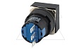 Переключатель LA115-C-11XF, 0-I, фиксация, черный, квадратный, 1CO, 16mm, IP40 от интернет-магазина amperkin.by