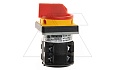 Переключатель BS 25 10 LK, аварийный, 3P, 25A, тип 0-1, 7.5kW(400VAC по АС-3), на дверь, красная блокируемая в 0 рукоятка, фронт IP40 от интернет-магазина amperkin.by