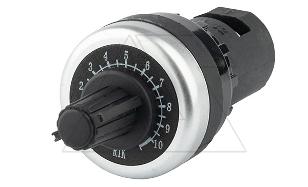 Потенциометр AD116-22PM, 2kΩ, 22mm, IP64
