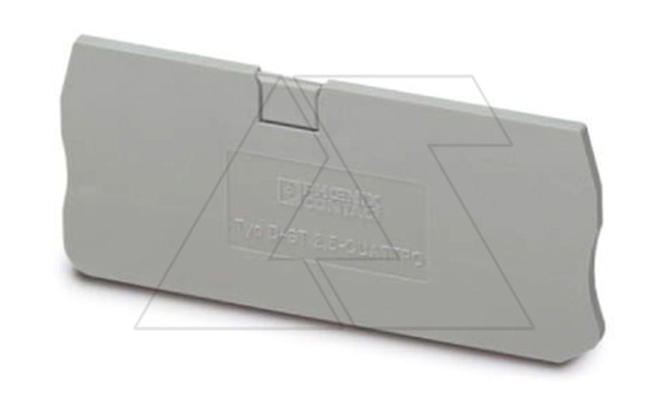 Крышка концевая D-ST 2,5-QUATTRO /2,2mm, для пружинных клемм ST 2,5-QUATTRO, серая