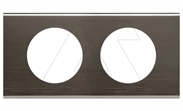 Celiane - Рамка 2 поста черный никель