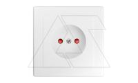 JOWISZ - Розетка 2P, со шторками, белый