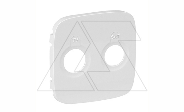 Valena Allure - Лицевая панель для розеток TV-SAT, белая