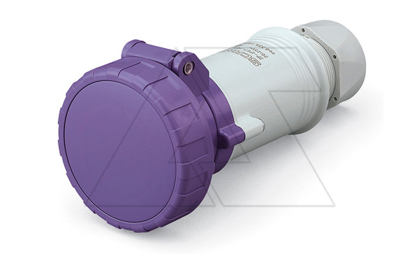 Разъем пром. силовой CEE кабельный, гнездо, 16A, 2P, 20_25VAC 50/60Hz, IP66/IP67, серия IEC309