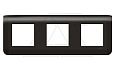 Mosaic - Рамка 3х2М, горизонтальная, матовый черный (суппорт 80253 или 3х80251) от интернет-магазина amperkin.by