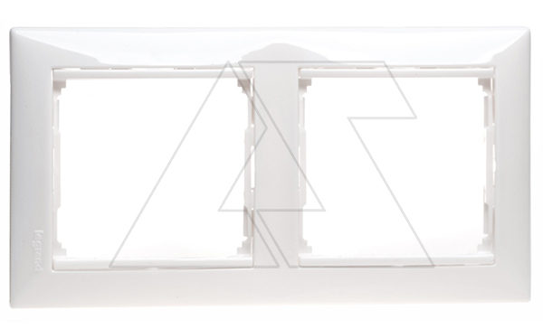 Valena - Рамка 2 поста, верт/гориз, белая (инд. упаковка)