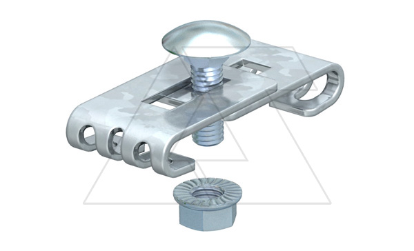 Соединитель GEV 36 G угловой проволочных лотков, гальван. оцинк.