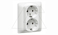 Galea Life - Розетка 2х2P+E нем.стд. в сборе, White от интернет-магазина amperkin.by