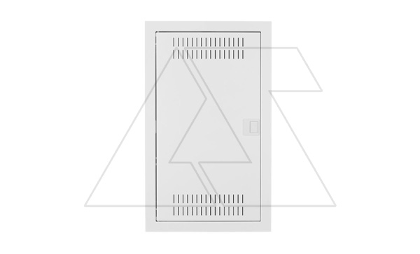 Щит встраив. MSF мультимед, TS35+2x МП перф.118x270mm, мет. дверь, белый RAL9016, 603x358x94mm, IP30