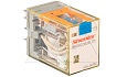 Реле RKE4CO024LTD, 4CO, 5A(250VAC/30VDC), 24VDC, мех. индикация, тест-кнопка с блокировкой, диод -A1/+A2, LED от интернет-магазина amperkin.by