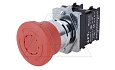 Кнопка аварийной остановки PB1S 40mm, разблок. поворотом, 1NC, 6A 230VAC/24VDC, 22mm, IP65 от интернет-магазина amperkin.by