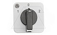 Переключатель BS 16 52 U, 2P, 20A, тип 1-0-2 (60°), 2NO на 1_2, на дверь, фронт IP40 от интернет-магазина amperkin.by