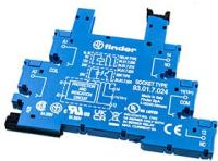 Розетка 93.01.7.024 с пластиковым удерживающим зажимом для реле 34.51, 34.81