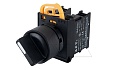 Переключатель PB3E, черный, 0<-I, возврат, 1NO, 6A 230VAC/24VDC, без подсветки, 22mm, IP65 от интернет-магазина amperkin.by