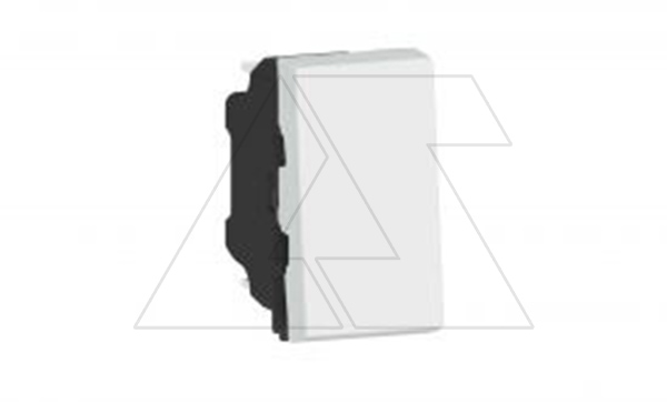 Mosaic - Выключатель 10АX, 1М, пруж. зажимы, белый