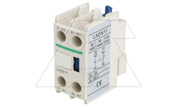 Блок-контакт вспом. DN-11, 1NO+1NC, фронт. монтаж, для контакторов UKC(D)-330_800