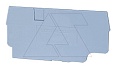 Крышка концевая EPCP1.5/4 /1,5mm, для клемм CP1.5/4,CPG1.5/4, серая от интернет-магазина amperkin.by