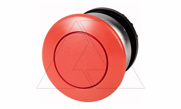 Кнопка грибовидная красная 36мм без фиксации Titan M22-DP-R, IP67