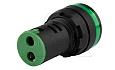 Индикатор светодиодный моноблочный AD116-22DS, зеленый, LED 220VAC/DC, IP65, 22mm от интернет-магазина amperkin.by
