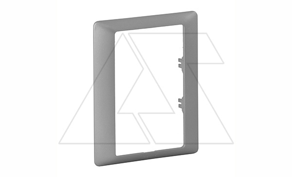 Valena Life - Рамка 1 пост для двойных розеток, алюминий