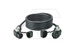 Зарядный кабель AC EV-T2G3PC-3AC32A-5,0M6,0ESBK01, Тип 2 (электромобиль), Тип 2 (зар. станция), 3Ph, 480VAC, 32A, 5m, прямой, серо-черный от интернет-магазина amperkin.by