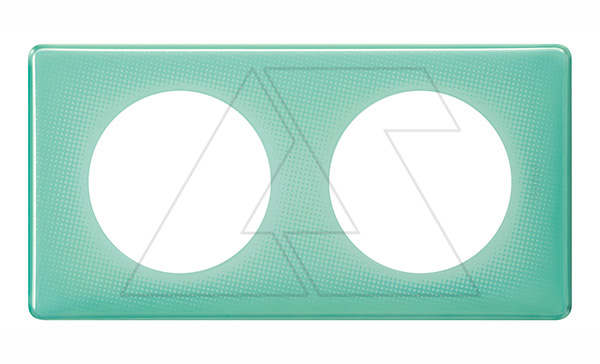 Celiane - Рамка 2 поста бирюзовый муар