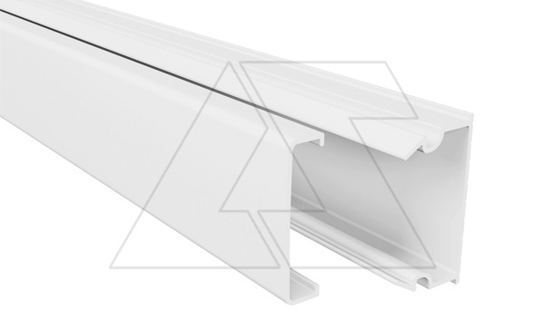 METRA - Мини-канал Mini, 20х12, без перегородки, L=2000мм., пластик