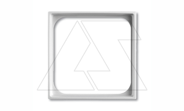 Basic 55 - Лицевая панель для телекоммуникационных механизмов с накладкой 50х50 (белый)