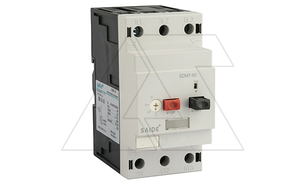 Авт. выключатель SDM7-80-40, 3P, In=40A, 690VAC, Icu=15kA, Ie=25_40A, Ii=12In, CLASS 10A, управление кнопками