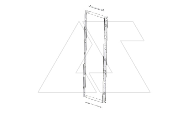 Рама TEOS/NEO для фальшпанелей щита 1800(1600)x600 (ВxШ), RAL7035