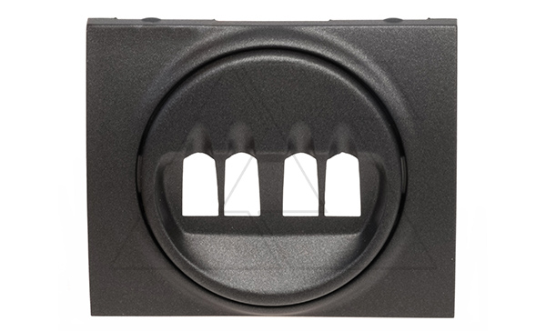 Galea Life - Обрамление для розетки двойной аккустической, Dark Bronze