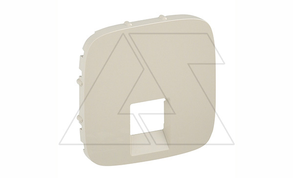 Valena Allure - Лицевая панель для одиночных телефонных/информационных розеток, слоновая кость