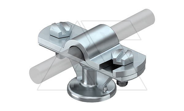 Держатель 113 Z-K 8-10 проводника Ø8-10мм с перемычкой, с резьбой М8, гор. оцинк.
