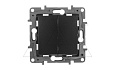 Etika - Выключатель двухклавишный (антрацит) от интернет-магазина amperkin.by