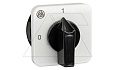 Переключатель BS 16 05 U, 1P, 20A, тип 0-1 (90°), 1NO на 1, 2.5kW(230VAC по АС-23), на дверь, фронт IP40 от интернет-магазина amperkin.by