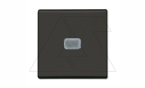 Basic 55 - Выключатель с подсветкой (шато-черный)