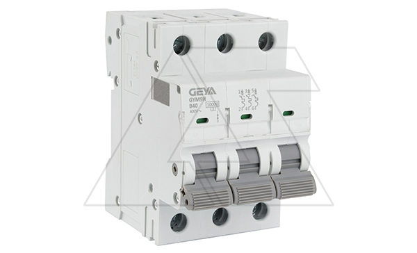 Авт. выключатель GYM9H-3P-40B, 3P, 40A, хар-ка B, 10kA, 3M