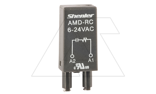 Модуль AMD-RC, резистор+конденсатор, 6_24VAC, черный, для SRU, SKF14, SKC, SKB, STB, SRC*-E, SRB, GZT, GZM, GZS, GZMB, ES32