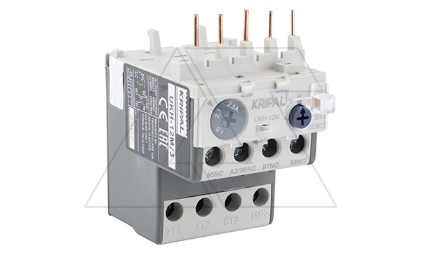 Реле тепловой перегрузки UKH-12M, It=1.6_2.5A, 1NO+1NC, CLASS 10A, прямой монтаж для UKC(D)-6_16M