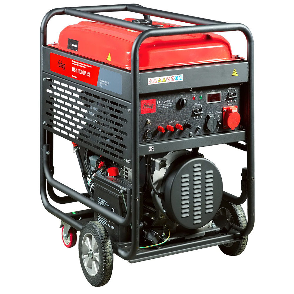 Генератор бензиновый FUBAG BS 17000 DA ES с электростартером и коннектором автоматики от интернет-магазина amperkin.by