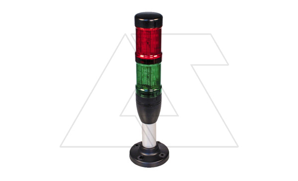 Сигнальная колонна в сборе SL4-100-L-RYG-24LED (К-Ж-З 24VAC/DC, 100мм), IP66