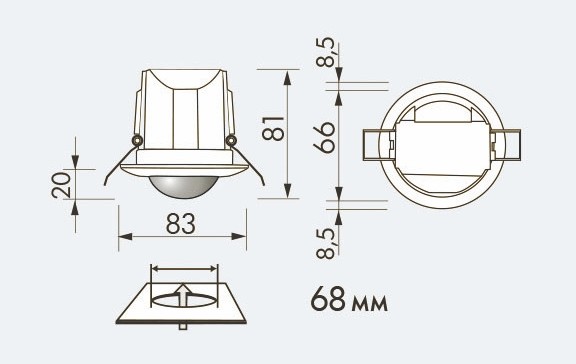 Датчик движения B.E.G. PD3N-1C-FC от интернет-магазина amperkin.by