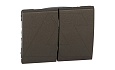 Galea Life - Клавиша для выключателя двойного, Dark Bronze от интернет-магазина amperkin.by