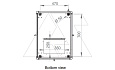 Щит телекоммуникационный 19", 22U, ВxШxГ 1121x600x800мм, DYNAmic Basic, напольный, перед. дверь стекло, задняя глухая металлич., черный от интернет-магазина amperkin.by