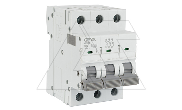 Авт. выключатель GYM9H-3P-25B, 3P, 25A, хар-ка B, 10kA, 3M