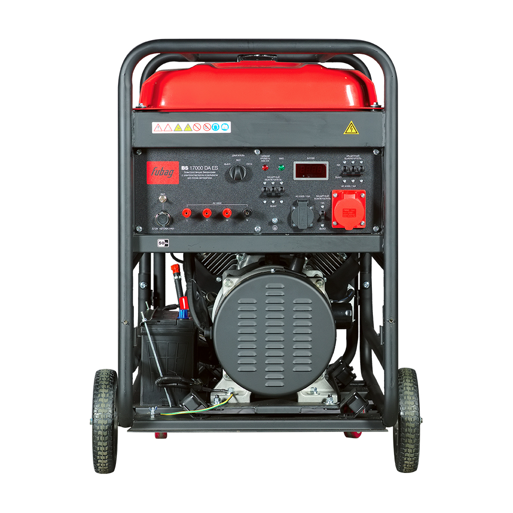 Генератор бензиновый FUBAG BS 17000 DA ES с электростартером и коннектором автоматики от интернет-магазина amperkin.by