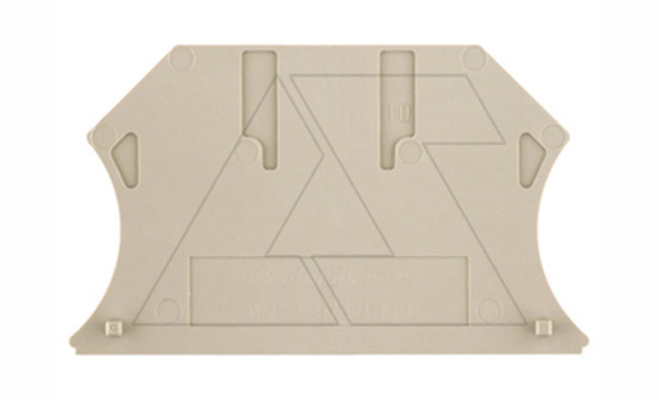 Крышка клеммы WAP 2,5-10 боковая, бежевая